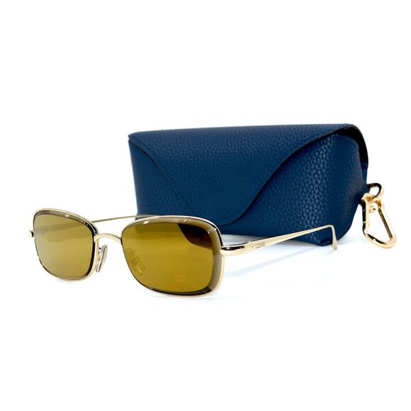 NEW! LOEWE LW40159U 32G GOLD BROWN GPLD MIRROR UNISEX AUTHENTIC SUNGLASSES - Picture 6 of 11